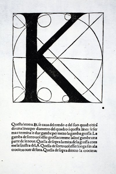 K, illustration from 
